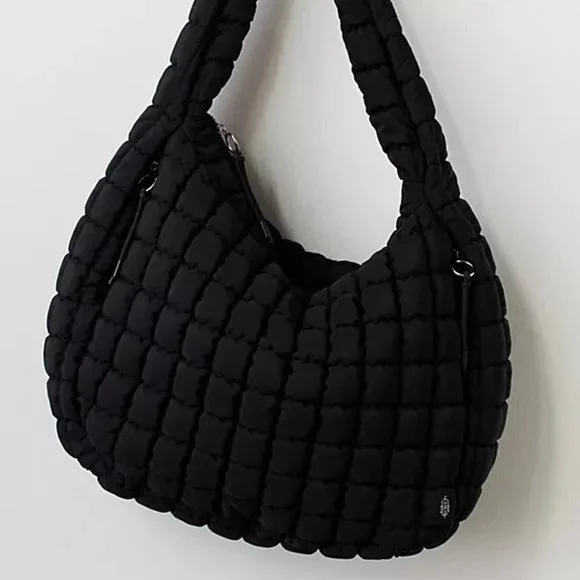 Free People FP Movement Quilted Carryall - Black - Picture 2 of 7